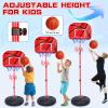 2 in 1 Adjustable Kids Basketball Hoop and Punching Bag with Stand for Kids, Toys Gifts for Boys Age 3 4 5 6 7 8 9 10+, Toddler Basketball Hoop and Boxing Bag Set Toy for Outdoor Indoor Sports Games view 4