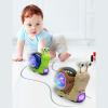 Crawling Snail Baby Toys With Music Lighting Interactive Electric Triggy Time Snail Toy For Baby (Vegetable) view 4