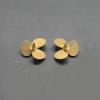 1Pair 26x3mm Copper Propeller 3-Blade Paddle Shaft Hole 3mm Hub Height 17mm Props Replacement for RC Boat Ship Assembly view 3