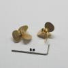 1Pair 26x3mm Copper Propeller 3-Blade Paddle Shaft Hole 3mm Hub Height 17mm Props Replacement for RC Boat Ship Assembly view 4