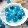 ECYC 20 Pcs 16mm Blue Glass Marbles, Round Glass Marble Vase Fillers for Marble Runs Home Decoration view 4