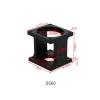 FPBIGCHA DB DS Aluminum Motor Mount Base Bracket Fit 57/60/80/86/110/130 Stepping Servo Motor for CNC Nema23 Nema34 Installation(DS60) view 2