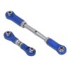 Bnineteenteam 7PCS RC Tie Link Rod Set, Aluminum Alloy Adjustable Pull Rod Tie for Slash, for Rustler, for Stampede 4x4 1/10 RC Car (Blue view 4