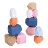 Ambassador Games: Mindful Living - Stacking Stones Tower Building Game - 38 Varying Shapes Wood Stones, 45 Challenge Cards, Create Structures, Kids 3+ view 3