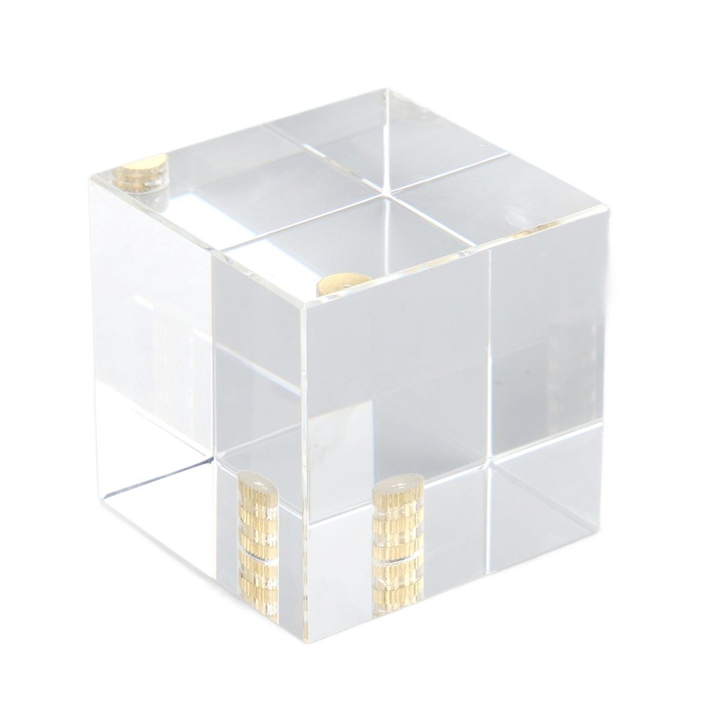 Acouto Glass Prism 50mm Prism for Science Experiment Office Desktop Physics S S Catcher Photography Prism