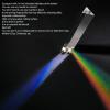 Acouto Glass Prism 50mm Prism for Science Experiment Office Desktop Physics S S Catcher Photography Prism view 4