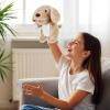 Animal Hand Puppets 11 Inch Sea Turtle Plush Dinosaur Animals Hand Puppet Toys Role-Play Toy Puppets for Kids Storytelling Imaginative Pretend Play Teaching Preschool(Dog) view 4