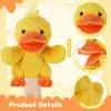 Animal Hand Puppets 11 Inch Sea Turtle Plush Dinosaur Animals Hand Puppet Toys Role-Play Toy Puppets for Kids Storytelling Imaginative Pretend Play Teaching Preschool(Duck) view 2