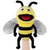 Animal Hand Puppets 11 Inch Sea Turtle Plush Dinosaur Animals Hand Puppet Toys Role-Play Toy Puppets for Kids Storytelling Imaginative Pretend Play Teaching Preschool(Bee) view 1