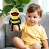 Animal Hand Puppets 11 Inch Sea Turtle Plush Dinosaur Animals Hand Puppet Toys Role-Play Toy Puppets for Kids Storytelling Imaginative Pretend Play Teaching Preschool(Bee) view 3