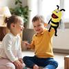 Animal Hand Puppets 11 Inch Sea Turtle Plush Dinosaur Animals Hand Puppet Toys Role-Play Toy Puppets for Kids Storytelling Imaginative Pretend Play Teaching Preschool(Bee) view 4