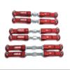 KEBEILEE Alu7075 Front Rear&Steering Link Rod Kit for Losi 8IGHT-X Super Lasernut 1/6 (red) view 1