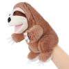 Animal Hand Puppets 11 Inch Sea Turtle Plush Dinosaur Animals Hand Puppet Toys Role-Play Toy Puppets for Kids Storytelling Imaginative Pretend Play Teaching Preschool(Sloth) view 1