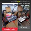 Car Seat Tray Table, Multi-Functional Portable Foldable Car Seat Table Travel Tray, Aluminum Alloy Back Seat Laptop Desk, with Mobile Phone and Tablet Holder, for Working, Writing, Eating, Traveling view 4