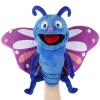 Animal Hand Puppets 11 Inch Sea Turtle Plush Dinosaur Animals Hand Puppet Toys Role-Play Toy Puppets for Kids Storytelling Imaginative Pretend Play Teaching Preschool(Butterfly) view 1