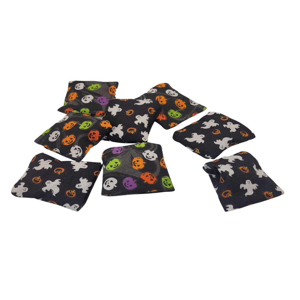 1 and a half inch mini Halloween Table top cornhole bags mini replacement bags (Mini Pumpkin and Ghost)
