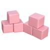 6 Soft Cubes 8'': Educational Soft Play Building Blocks Set for Babies Toddlers and Children Foam Construction Equipment for Indoor and Outdoor Open Play & Learning (Pink) view 1