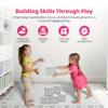 6 Soft Cubes 8'': Educational Soft Play Building Blocks Set for Babies Toddlers and Children Foam Construction Equipment for Indoor and Outdoor Open Play & Learning (Baby Blue) view 3