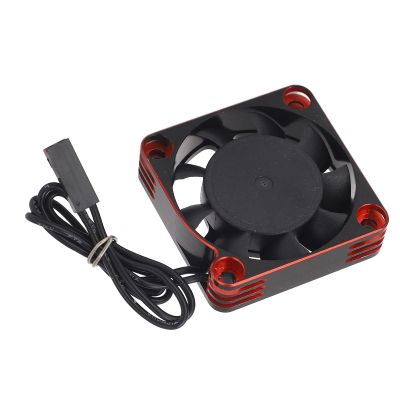 CCYLEZ RC ESC Heatsink Fan, Lightweight 15000RPM RC Car Motor Cooling Fan DC 59V Universal for Conversion (Red)