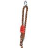 29cm Red Small Inflatable Ball Swing Seat with Hanging Rope Chain for Indoor Outdoor Garden view 2