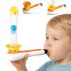 TOP BRIGHT 3in1 Sensory Toys for Toddlers Autism, Montessori Toddler Toys for 3 4 5 Year Old with Whistle, Ball Blowing, Floating Blow Pipe Balls Birthday Gift view 1
