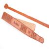 Custom Full Grain Leather Guitar Strap Personalized with name or initials three colors to choose from and over 100 stamps to customize your personalized Guitar Strap (Chocolate Brown (darker brown)) view 1