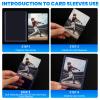 2000 Card Sleeves Top Loaders for Cards, 3" x 4" Hard Plastic Toploaders, Baseball Card Protectors, Trading Card Holder for Football Sports Cards (1000 Toploaders + 1000 Penny Sleeves) view 4