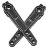 2Pcs ShareGoo Aluminum 2.0inch 25T Servo Arm Horn Long Steering Servo Arms Compatible with Futaba Savox Xcore HL HSP HD Power Rc Servos for RC Airplanes RC Plane Car (Black) view 3