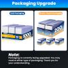 1000 Card Sleeves Top Loaders for Cards, 3" x 4" Hard Plastic Toploaders, Baseball Card Protectors, Trading Card Holder for Football Sports Cards (500 Toploaders + 500 Penny Sleeves) view 2