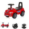 Chipolino Children's Sprinter Push Car Storage Space Under Seat Music Horn Backrest, Colour: Red view 2