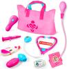 Doctor Kit for Toddlers 3-5 - Preschool Pretend Play Medical Kit with Stethoscope, Blood Pressure Cuff and Carrying Bag- Dress Up Toys for Kids Ages 3+ Years view 1