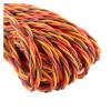 5 Meters 16 Feet 26awg 22AWG 30/60 Core 3P Twist Servo Extension Cable Twisted Wire Lead Compatible with RC Airplane Accessories(26 Awg JR 5M) view 3