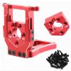 Aluminum X-Maxx Motor Mount Upgrade Parts for 1/5 X-Maxx 6S 8S,1/6 XRT 8S RC Car, Replacement of # 7760 (Red) view 1