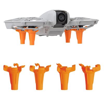 Extension Landing Gear for DJI NEO Drone Quick Release Increase Bracket Legs Height Extender Kickstand Extension Feet Kit for NEO Drone Protector Accessories (Orange)