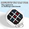 ShenMaster 4-in-1 Tic Tac Toe Electronic Game, Handheld Puzzle Game,Portable Travel Games for Kids & Adults Ages 3+,Board Games Gift Idea for Brain Training and Memory Growth view 3