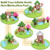 100PCS Magnetic Blocks for Kids, Magnetic Blocks for Kids Ages 4-8, Magnetic Building Blocks Montessori Educational Learning Toys Forest Animal Theme, Sensory Construction Toy for Boys Girls Gifts view 4