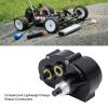 Aluminum Alloy Lightweight Gearbox OD3 Overdrive Transmission SCX10 II VS410 Chassis Straight Axle view 2