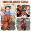 Chongker Highland Cow Stuffed Animals Plushie, 18" Weighted Cattle Plush Toys for Decoration Companion Dressing, Plushie Cuddle Pillow Decor Stuffed Cow Gifts view 3