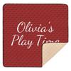 Dark Red Custom Baby Play Mat Floor Mat Personalized 5050in Crawling Mat No-Slip Acticity Playpen Mat for Toddler Babies Playmat view 2
