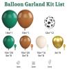 Cow Balloons Arch Garland Kit - Green, Brown, Nude Print for Baby Shower, Birthday, Highland Farm, Western Cowboy Theme Party Decorations view 2