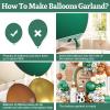 Cow Balloons Arch Garland Kit - Green, Brown, Nude Print for Baby Shower, Birthday, Highland Farm, Western Cowboy Theme Party Decorations view 3