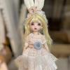 1/6 BJD Doll Kawaii Doll Ball Joint Doll Handmade Makeup Cute 11.8 Inches Collectible Cartoon Dress up Dolls Best Gift (W) view 4