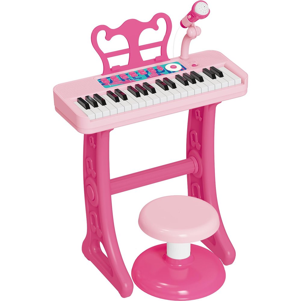 Tucraew Kids Piano, 37 Keys Toddler Piano Keyboard Toy Electronic Musical Instrument Educational Toy with Microphone, 2 Speakers, Record Playback, Christmas Birthday Gift for 3+ Years Old