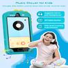 Kids Smart Phone for Boys with 4.0" Large Touchscreen, 32G Card for Age 3-10 Kids Toys Cell Phone with Holographic Pyramid, Toddler Learning Toy, Dual Lens, Music Player (Cyan-Blue) view 4