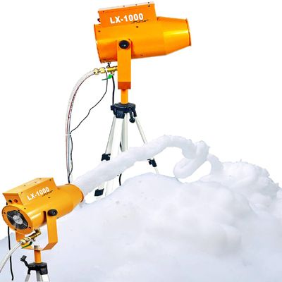 1000W Heavy Duty Foam Machine, Pool Water Toys for Kids & Adults, Holiday & Birthday Girls & Boys, Commercial Outdoor Foam Blaster for Party Events - Summer Water Toy with Adjustable Cannon