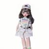 1/6 BJD Doll Kawaii Doll Ball Joint Doll Handmade Makeup Cute 11.8 Inches Collectible Cartoon Dress up Dolls Best Gift (J) view 1