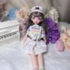 1/6 BJD Doll Kawaii Doll Ball Joint Doll Handmade Makeup Cute 11.8 Inches Collectible Cartoon Dress up Dolls Best Gift (J) view 2