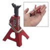 1/10 RC Scale Model Car Metal 6 Ton RC Car Simulation Jack Stands Lifting & Metal Hitch Trailer Hook Simulation Climbing Tow Shackles view 2