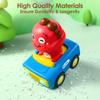 iPlay, iLearn Press Go Car Toys for Toddlers 1-3, Baby Animal Race Cars, Infant Play Car Set, Push Go Friction Dino Car for 6-9-12-18 Month, 1st Valentine Gift Easter Stuffer for 1-2 Years Old Boy Kid view 4