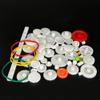 60PCS Small Gear Kit Plastic Gears Belt Pulley Single Gear Spindle Gear Small Motor Gears for DC Motor RC Car Robot Model Toy DIY Gear Replacement view 1